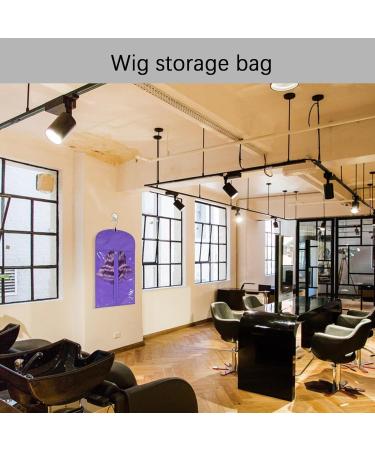 TROONZ Wig Bag with Hanger Hair Extension Storage Hairpieces Storage Holder Hair Extension Storage Bag with Hanger Wig Bag for Travel Women Hair - Buy Online on SooperMarket.com