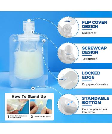 23 Pcs Refillable Travel Size Toiletry Pouch Set - Leakproof Containers for Shampoo, Lotion, Soap - 30ml, 50ml, 100ml - Buy Online on SooperMarket.com