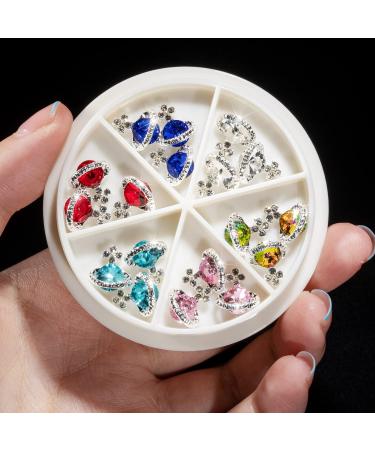 Noverlife 36PCS Planet Nail Charms: 3D Saturn Crystal Diamonds for Sparkling Manicure Decor - Buy Online on SooperMarket.com