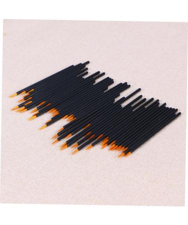 Mikinona 100pcs Tool Wands Cosmetic Point Lip Makeup Fine Applicator Brush Eyeliner Gloss Disposable - Buy Online on SooperMarket.com