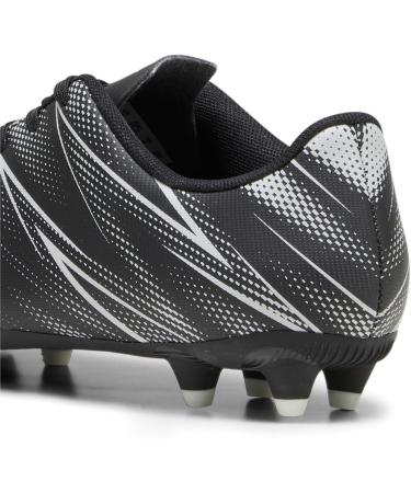 PUMA Unisex Kids Attacanto FG/AG Jr Soccer Shoes - 33 EU Black & Silver Mist - International Shipping Available - Buy Online on SooperMarket.com
