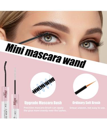 Lash Bond and Seal Cluster Lash Glue Mascara Wand | Infused with Biotin & Vitamin E | Super Strong Hold for 72 Hours | All Day Wear | DIY Eyelash Extension Bond | 1 Count - Buy Online on SooperMarket.com