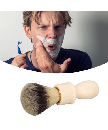 Ergonomic Razor Brush for Men | Soft Bristles & Resin Handle - Ideal Facial Care Tool for Home & Salon - Buy Online on SooperMarket.com