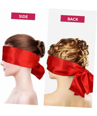 Healifty 10 Pcs Satin Eye Mask Blindfolds for Adults - Adjustable Blindfold Strap for Sleeping, Party, and Games - Miss Alternative Satin Eye Covers - Buy Online on SooperMarket.com