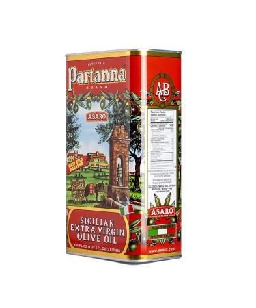 Partanna Extra Virgin Olive Oil 101oz Tin - 6.3lb (Pack of 1) - Buy Online on SooperMarket.com