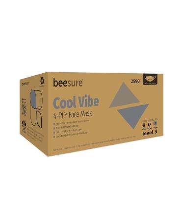 BeeSure BE2590 Cool Vibe Face Mask Grey (Box of 50) - Eco-Friendly Disposable Masks - Buy Online on SooperMarket.com