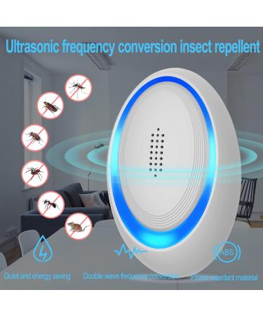 Ultrasound Pest Control 4-Piece Set | Effective Mouse & Insect Repellent | Human & Pet Safe Defense Against Rats Mice Mosquitoes & Cockroaches - Buy Online on SooperMarket.com