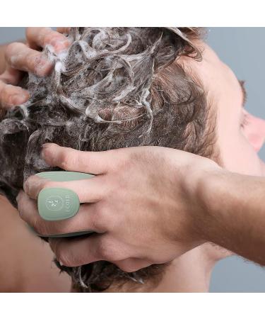 ecoed Scalp Massager Shampoo Brush - Dandruff Removal & Scalp Care - Wet/Dry Detangler for Men & Women - Short/Medium Hair - Green - Buy Online on SooperMarket.com