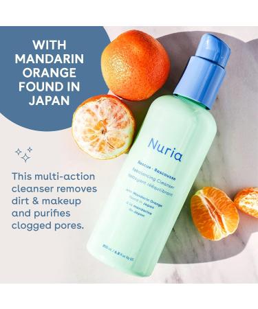 Buy Nuria Rescue Rebalancing Daily Facial Cleanser for Oily Skin - Mandarin Orange Face Wash 200mL | International Shipping Available - Buy Online on SooperMarket.com