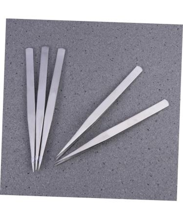 minkissy Tweezers Straight Thick Grade Stainless Steel Tool Sewing Clip Sewing Tool Tweezers Eye Sewing - Buy Online on SooperMarket.com