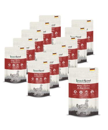 Venandi Animal - Premium wet food for cats - Chicken as monoprotein 12 pack (12 x 125 g) grain-free monoprotein