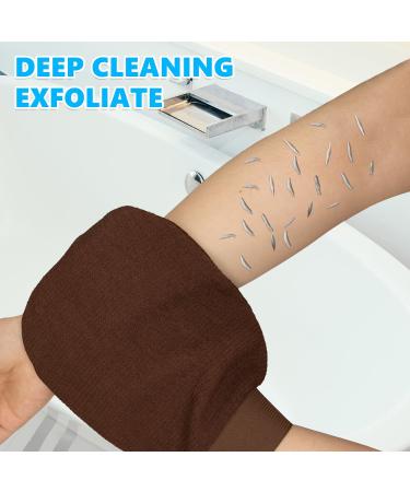 CHEERYMAGIC Exfoliating Gloves - Dead Skin Cell Remover & Fake Tan Exfoliator Mitts - Buy Online on SooperMarket.com