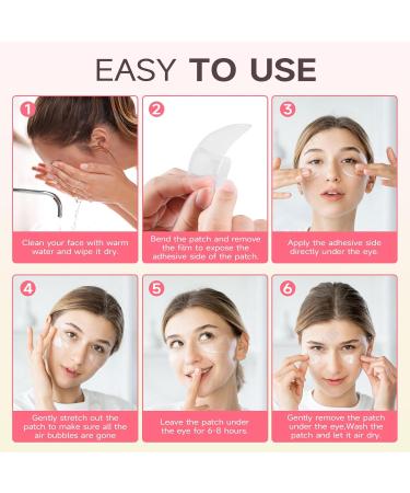 Okela Under Eye Patches - Reusable Silicone Eye Pads for Wrinkle Reduction | 3 PCS Anti-Wrinkle Treatment - Buy Online on SooperMarket.com