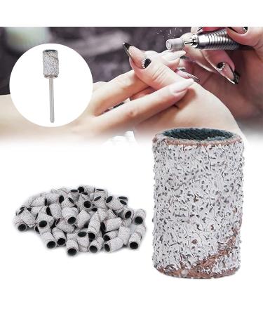Nail Sanding Circle Bands Nail Art Sanding Bands Pedicure Polishing File 100 Pieces Manicure Sanding Bands Nail Drill Bits Accessories Nail Drill Remove Dead Skin (80#) - Buy Online on SooperMarket.com