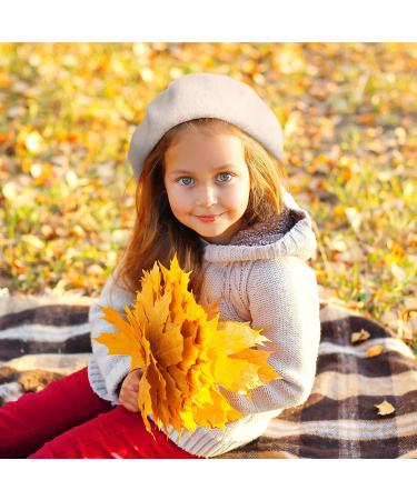 4 Pieces Toddler Wool Beret Set - Classic French Beret Hat for Girls - Buy Online on SooperMarket.com