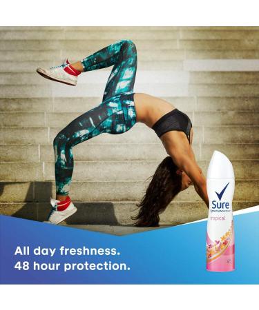 Sure Women Motion Sense Antiperspirant Deodorant Tropical 6 Pack 150ml Tropical 150 ml (Pack of 6) - Buy Online on SooperMarket.com