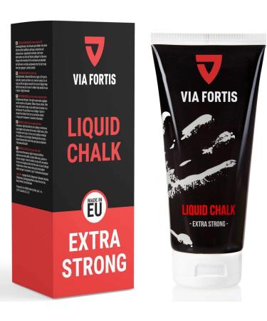 Via Fortis Liquid Chalk - Liquid chalk for maximum grip during sports - quickly drying extremely productive and long - for calisthenics bouldering climbing pole and much more
