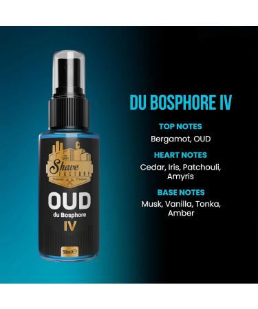 the shave factory After Shave Cologne - a fragrant essence for perfect aftershave care for a long-lasting feeling of freshness and comfort (1.69 fl. oz (50ml) Oud IV Du Bosphore) Oud IV Du Bosphore 1.69 Fl Oz (Pack of 1) - Buy Online on SooperMarket.com