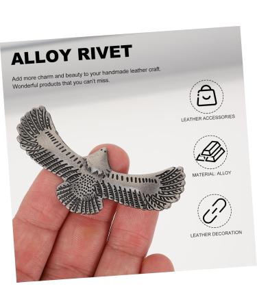 STOBOK 5pcs Clothing Diy Design Clothes Bag Supplies Rivet Craft Rivets Accessories Shape Eagle Decorative - Buy Online on SooperMarket.com