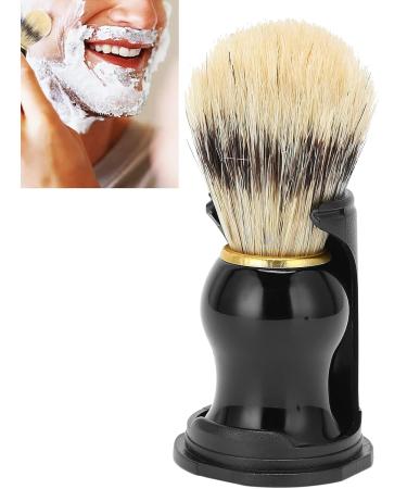 Premium Men's Shaving Brush - Soft Hair Razor Brush with Black Dripping Tape Holder for Facial Cleaning & Grooming - Buy Online on SooperMarket.com