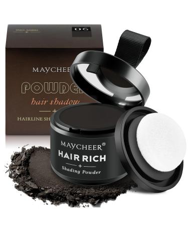 Sularpek Hairline Powder Hairline Powder Instantly Conceals Hair Loss Hairline Shadow Powder for Thinning Hair for Women and Men Bald Spots Eyebrows Beard Line Dark Brown