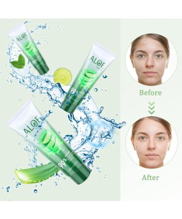 200 ML Organic Aloe Vera Gel | Hydrating Face & Body Moisturizer | For Dry Skin, Sunburn & Acne Relief - Buy Online on SooperMarket.com
