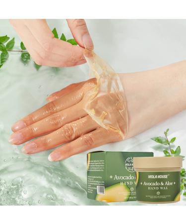 Viola House Handmask - Moisturizing & Peeling Mask for Cracked Dry Aging Hands (150g Avocado & Aloe) - Skin Repair & Brightening - Buy Online on SooperMarket.com