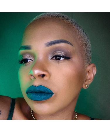 Mynena Ivy Teal Liquid Lipstick - Matte, Long Lasting, Waterproof, Vegan & Cruelty-Free - Buy Online on SooperMarket.com