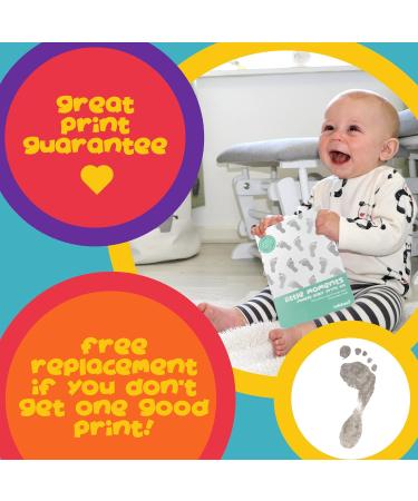Inkless Baby Hand and Foot Print Kit - Includes 10 Sheets & 3 Towelettes - Perfect for Framing - Buy Online on SooperMarket.com