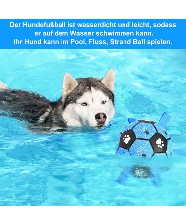 X Xben Dog Toys Ball - 20cm Interactive Football for Small & Medium Dogs | Durable Inflatable Perfect for Indoor & Outdoor Play - Buy Online on SooperMarket.com