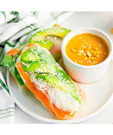 CNMART Bamboo Tree Vietnamese Rice Paper Round 22 cm 340g Great for Spring Roll GOI Cuon Banh Trang (Pack of 10) - Buy Online on SooperMarket.com