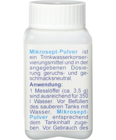 Dr. Keddo Mikrosept Water Disinfection 100G Powder - Effective Camping Sanitizer | International Shipping Available - Buy Online on SooperMarket.com
