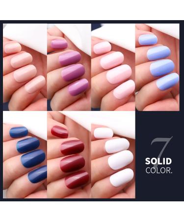 Teenitor Short Press on Nails - Glossy Glitter Fake Nails 288pcs - Buy Online on SooperMarket.com