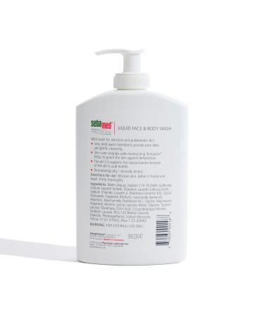 Sebamed Paraben-Free Liquid Face and Body Wash with Pump - pH 5.5 - Dermatologist Recommended - 13.5 oz (400ml) - Pack of 3 - Buy Online on SooperMarket.com
