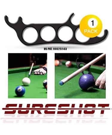 Sureshot Billiard Mechanical Bridge: Handheld Pool Cue Accessory for Perfect Shots! - Buy Online on SooperMarket.com