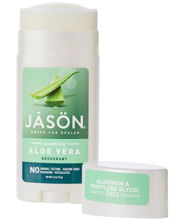 Jason Aluminum Free Deodorant Stick Soothing Aloe Vera 2.5 Oz (Packaging May Vary) (Pack of 2) Aloe Vera 2.5 Ounce (Pack of 2) - Buy Online on SooperMarket.com