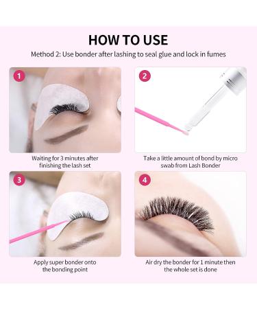 Lash Bond-15ml: Eyelash Extension Bonder Sealant for Improved Retention and Reduced Irritation - Buy Online on SooperMarket.com