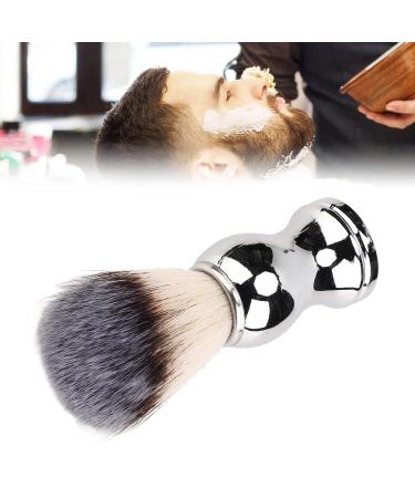 Premium Men's Shaving Brush - Soft Bristles Handcrafted Silver Handle Ideal for Salon & Home Use - Buy Online on SooperMarket.com