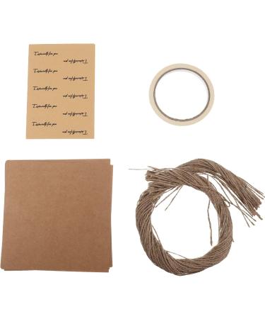 Cabilock 150 Pcs Cone Cake Tube Floral Paper for Bouquets Candy Paper Cones Black Petals Food Rope Kraft Paper Colorx3pcs 15x15x0.1cmx3pcs - Buy Online on SooperMarket.com