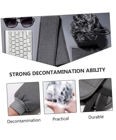 Buy Balacoo Men's Bath Set - 3 Sets Exfoliating Sponge Pad Shower Towel & Scrubber - Spa Accessories for Healthy Cleanse - International Shipping Available - Buy Online on SooperMarket.com