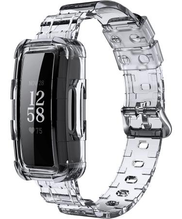 ANCOOL Clear Protective Case Band for Fitbit Inspire 2 - Black - Buy Online on SooperMarket.com