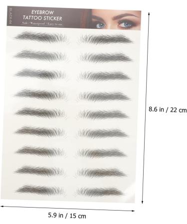 Beavorty 36 pcs eyebrow stickers stickers 4d hair- eyebrows eyebrow tattoo stickers Cejas cosmetic - Buy Online on SooperMarket.com