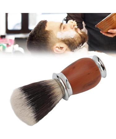 Premium Nylon Shaving Brush with Wooden Handle for Men | Men's Hairdressing Salon Essential - International Shipping Available - Buy Online on SooperMarket.com