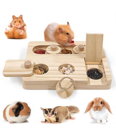 Autumn 6 in 1 guinea pig toy hamster wooden toys small animal toys hamster toy from wood for hamster guinea pigs chinchillas racing mice dwarfhamster