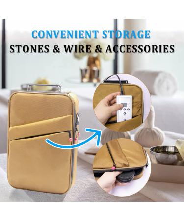 Portable Hot Stones Warmer Set - Digital Electric Heater Kit for Spa & Salon Massages - Buy Online on SooperMarket.com