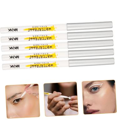 Baluue 20 Pcs White Lying Silkworm Pen Pencil Eyeliner White Eyeliner Cream Eyeshadow Women Cosmetics Abs - Buy Online on SooperMarket.com