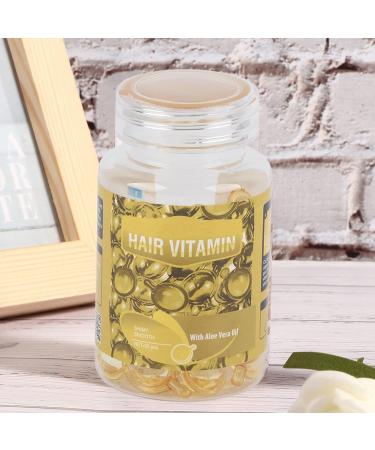 Professional Hair Care Vitamin Capsules for Moisturizing, Anti-Frizz, and Repair - Yellow Essential Oil - Buy Online on SooperMarket.com