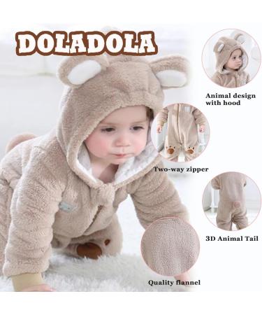 Dalmatian Baby Romper | Toddler's Jumpsuit 18-24 Months | Beige Bear Onesie for Newborns - Buy Online on SooperMarket.com