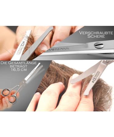 Premium Hair Scissors with Micro-Serration & Rounded Tip for Precision Cutting - Ideal for Professionals & Home Use | Fast International Shipping - Buy Online on SooperMarket.com