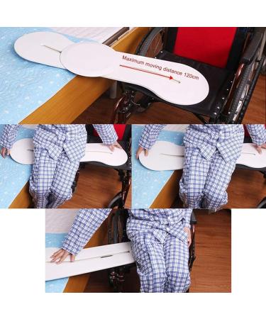 Transfer Mobility Board Seat Transfer Aid for Elderly Disabled and Handicapped Wheelchair Users White - Buy Online on SooperMarket.com